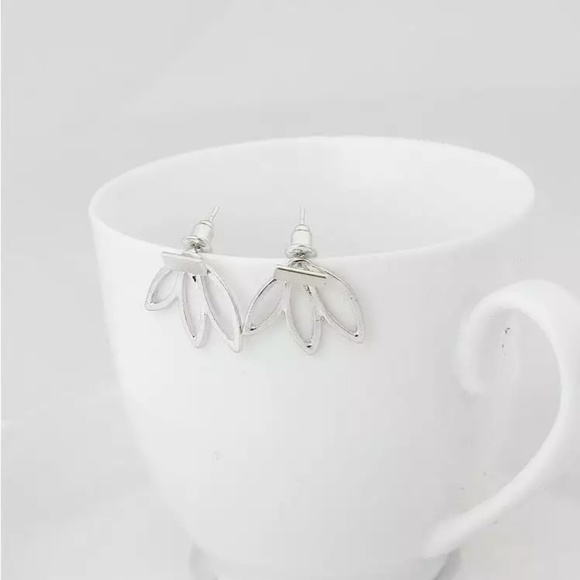 Lotus Ear Jackets - Picture 4 of 5